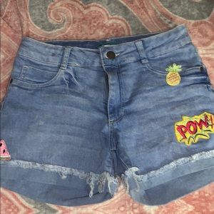 Blue jeans shorts